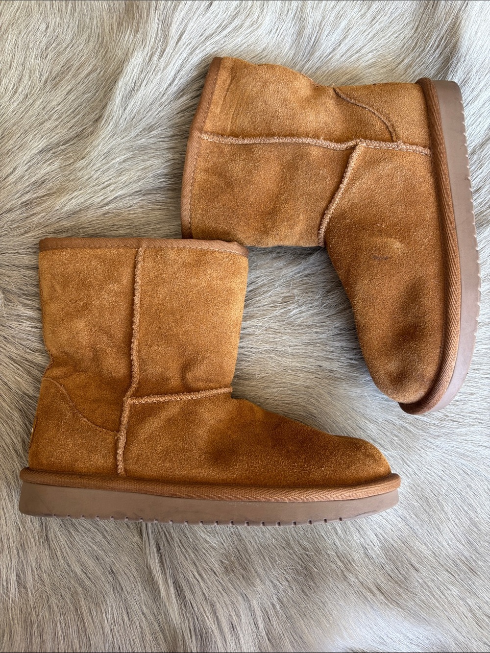 Kids Classic Koolaburra by Ugg Winter Boots - Chestnut 2 youth